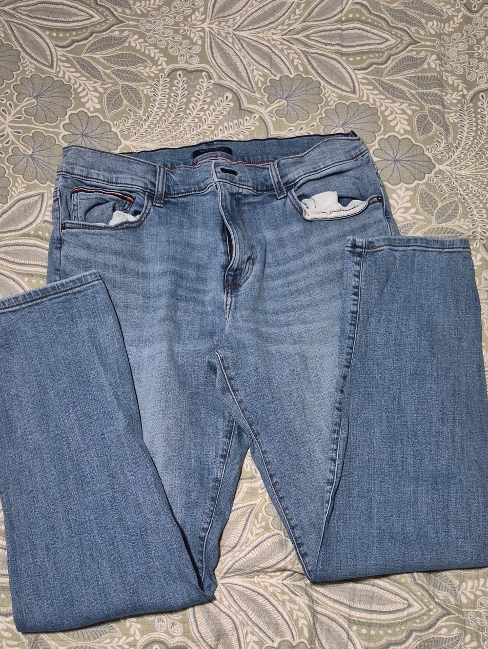 Tommy Hilfiger Men's Medium Blue Slim Jeans